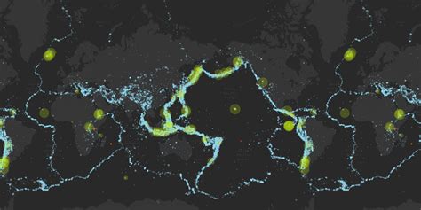 This Map Shows Every Volcanic and Seismic Event Since 1960 | Discover ...