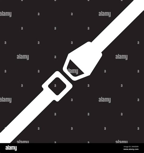 Seatbelt Icon Vector Illustration Logo Design Stock Vector Image Art