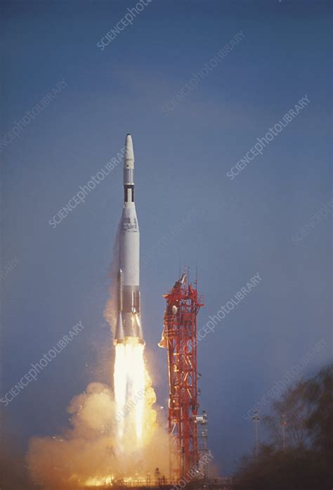 Atlas-Agena Rocket Launch - Stock Image - C007/7838 - Science Photo Library