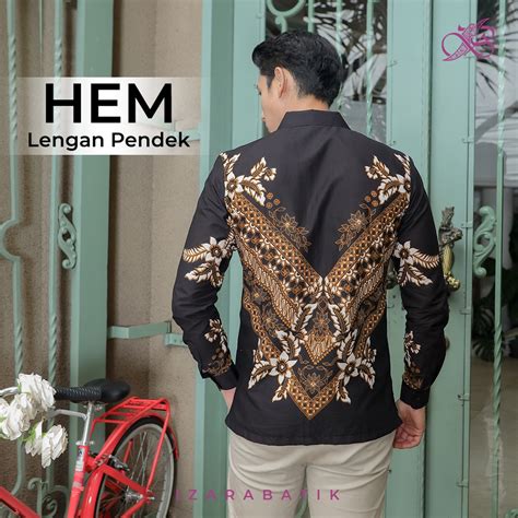 Jual Anggita Mocca Setelan Baju Kebaya Batik Modern Couple Wisuda