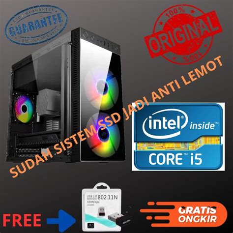 Jual Pc Rakitan Lengkap Core I Ddr Gb Ssd Gb Hdd Gb