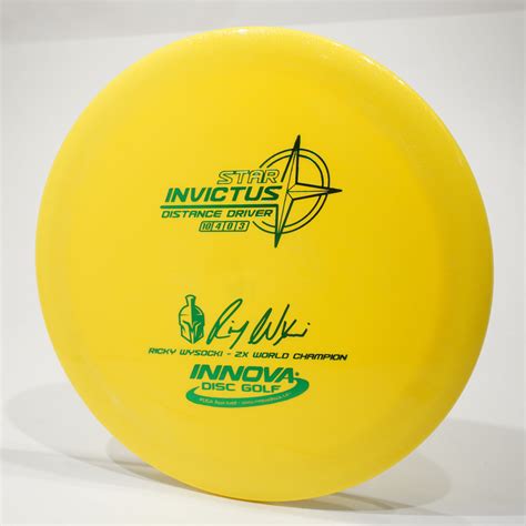 Innova Invictus Star Ricky Wysocki Signature Driver Golf Disc