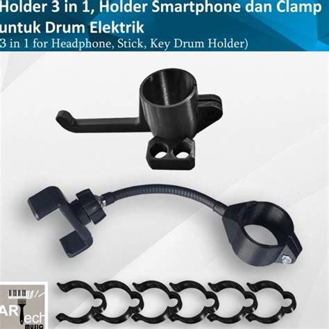 Jual Holder In Untuk Drum Elektrik Holder Headphone Stick Drum Key