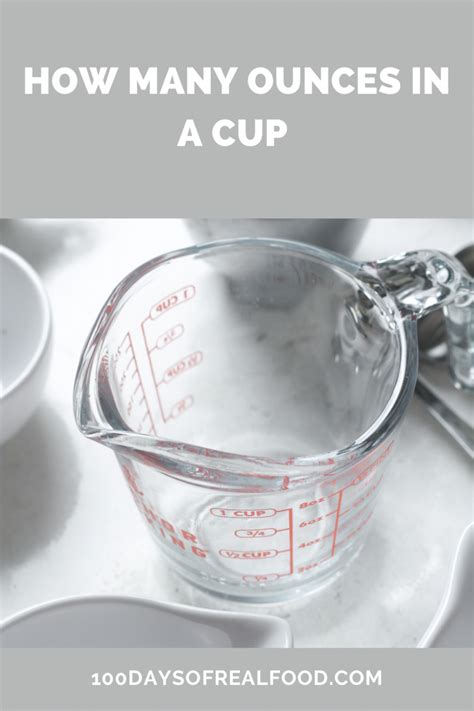 How Many Ounces In A Cup Dry And Liquid Measurements Days Of