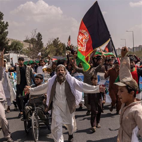 Taliban Takeover Of Afghanistan Protests Spread To Kabul As Taliban