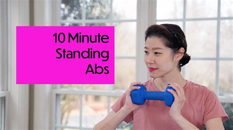 Intervalup Minute Standing Abs Workout With Weights At Home No