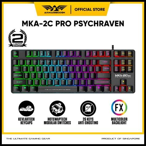 Jual Keyboard Mechanical Gaming Armaggeddon Mka C Pro Psychraven Tkl