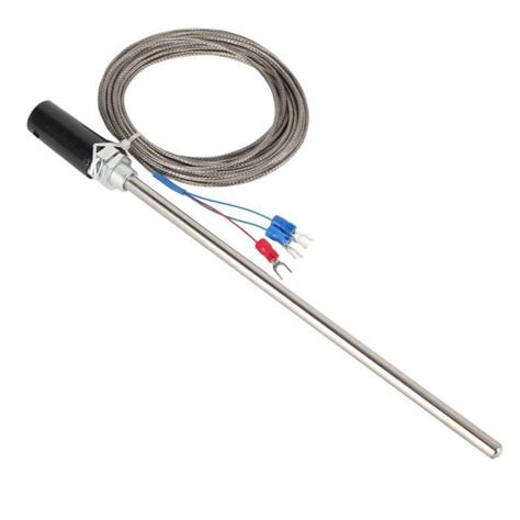 Thermocouple à Sonde M12 Sonde De Capteur De Température En Acier Inoxydable Pt100 200 Mm 0 400