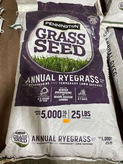 Pennington Grass Seed Annual Ryegrass 25 Pounds Metzger Property Services Llc