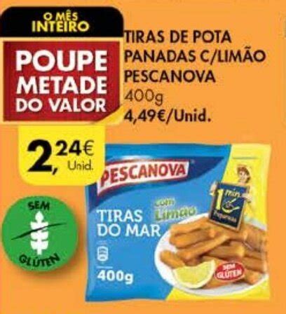 Promo O Tiras De Pota Panadas C Lim O Pescanova G Em Pingo Doce