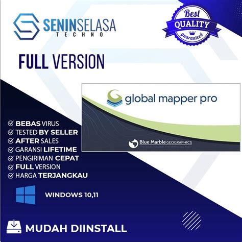 Jual Software GIS Pemetaan Global Mapper Pro 25 WIN Shopee Indonesia