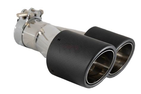 Ponteiras De Escape Look Akrapovic Duplas 18 50 Cm MVParts