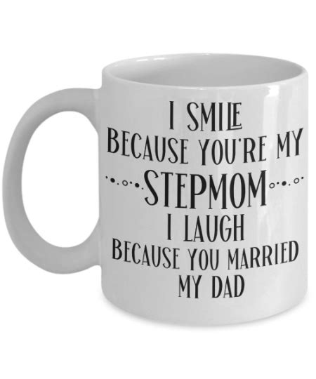 Stepmom Mug For Step Mom Birthday Gift For Step Mother From