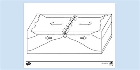 3d Foldable Model Of A Divergent Plate Boundary Activity Dia