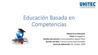 Educacion Basada En Competencias PPT