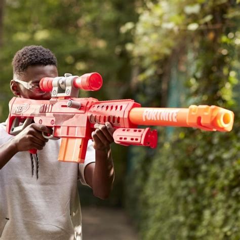 Nerf Fortnite Blaster Heavy Sr Le Blaster Fortnite Le Plus Long