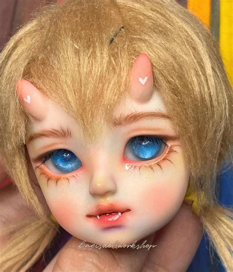 Hello Sharing My Two Most Recent Finished Face Ups 🥰🥰 R Bjd