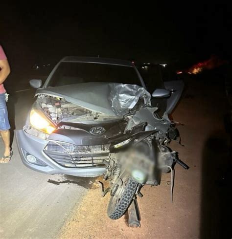 Motociclista Morre Ao Bater De Frente Carro Na Rr Roraima Em