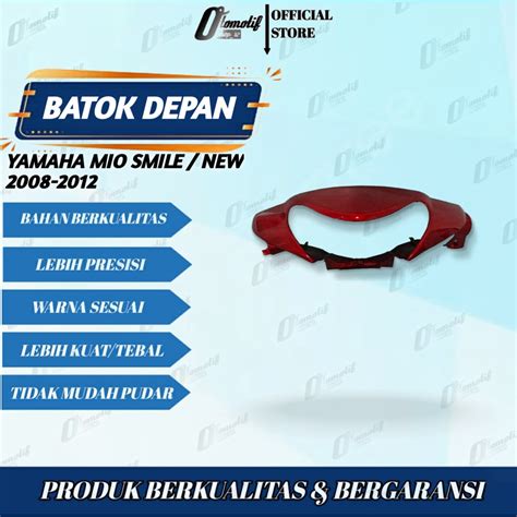 Jual Batok Kepala Depan Motor Yamaha Mio Smile Warna Merah Totok Depan