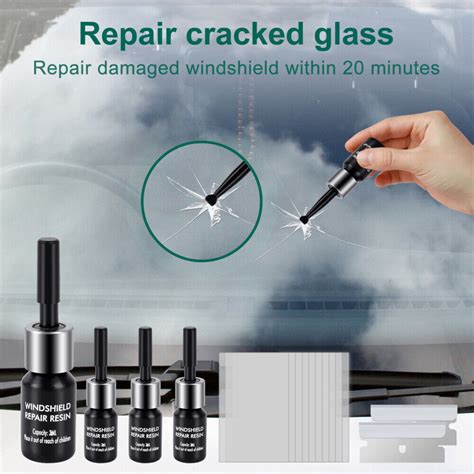 Glas Reparatur Set Windschutzscheibe Steinschlag Komplett Set Auto