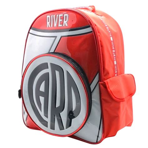 Mochila River Plate De 16 Frente Pvc Con Relieve La Sorpresa