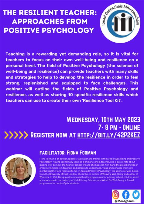 The Resilient Teacher: Approaches from Positive Psychology -Post