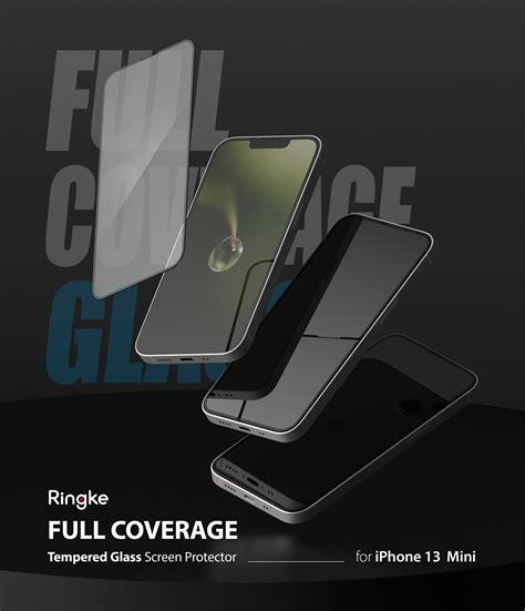 iPhone 13 Mini Screen Protector | Ringke Invisible Defender Glass Full ...