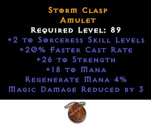 Sorceress Amulet Very Nice Sorc Ammy Topic D Jsp