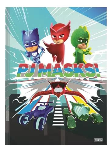 Caderno Brochurinha Pjmasks Folhas Sd Cor Mercadolivre