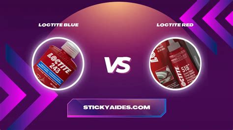 Loctite Blue Vs Loctite Red🌟️ A Comprehensive Review