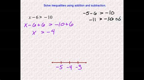 Ccss A Rei Video Solve Inequalities Using Addition And