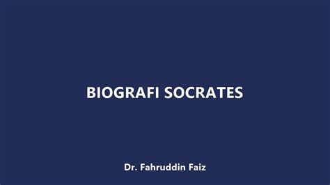 Biografi Socrates The Gadfly Of Athens Youtube