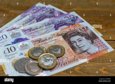 British Pound Sterling Gbp In Banknotes And Coins Currency Exchange