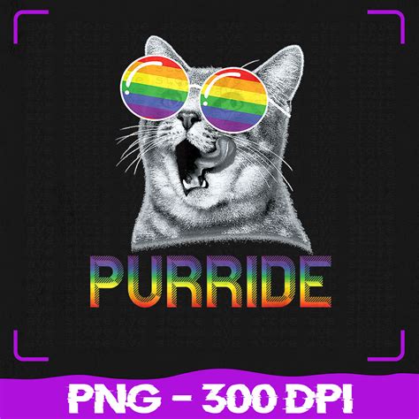 Funny Cat Gay Pride Png Rainbow Sunglasses Lgbtq Png Lgbt Inspire