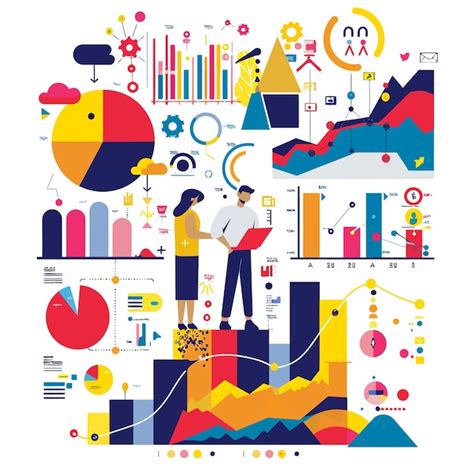 Business Analytics Vector Illustration Premium Ai Generated Vector