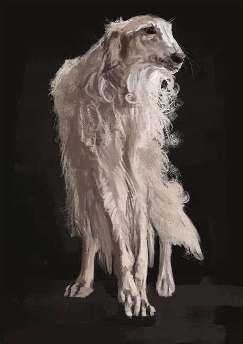 Borzoi Sketch By Wild Fowl On Deviantart