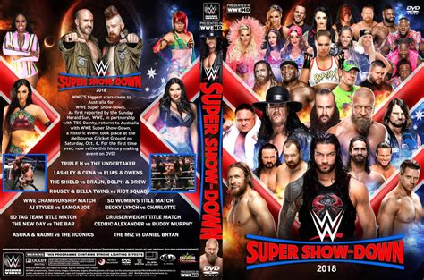 Wwe Super Show Down 2018 Dvd Cover By Chirantha On Deviantart