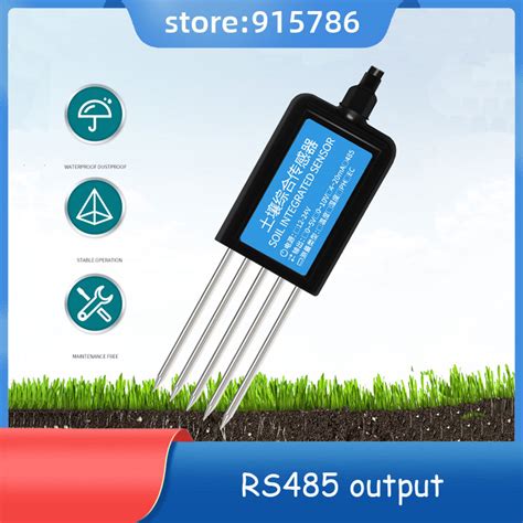 In Soil Integrated Transmitter Temperature Humidity Ec Npk Ph Soil