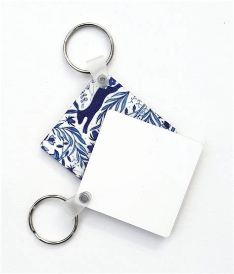 Square Keyrings Sublimation Printing