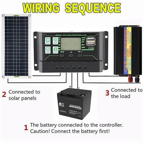 W Zonnepaneel W Zonne Omvormer Controller Lader Zonnepaneel