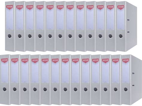 Segregator Officer Office Products Okuty A4 PP 75mm Szary 25 Sztuk