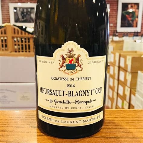 Meursault Blagny Er Cru La Genelotte Comtesse De Ch Risey