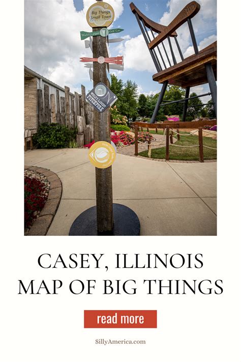 Casey, Illinois Map of Big Things | Road trip planning, Roadside ...