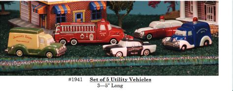 Ceramic Bisque 1950 Cars 2 Utility Vehicle Miniature Figurine Etsy