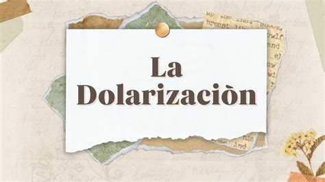 La Dolarizacin Eme Udocz