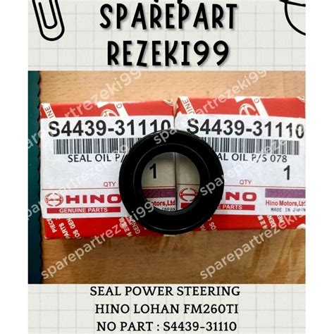 Jual Seal Power Steering Hino Lohan Fm Ti S Shopee