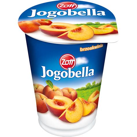 Jogurt Jogobella Maxi Standard Brzoskwinia Truskawka G Zott Smak