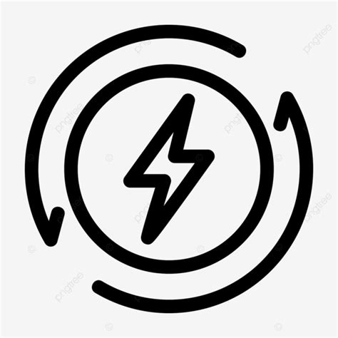 renewable  icon vector renewable icon electric energy png