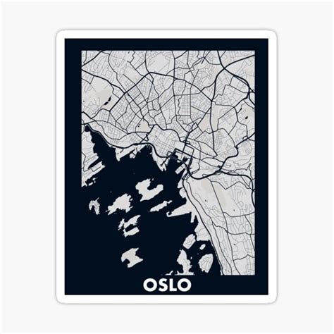 Oslo Sticker For Sale By Raffrasta Redbubble