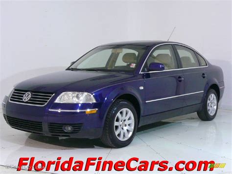 2003 Indigo Blue Pearl Volkswagen Passat Gls Sedan 441042 Photo 14 Car Color